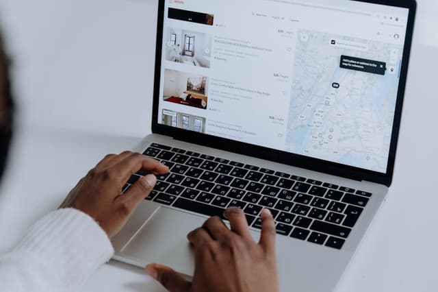 Searching property listings online